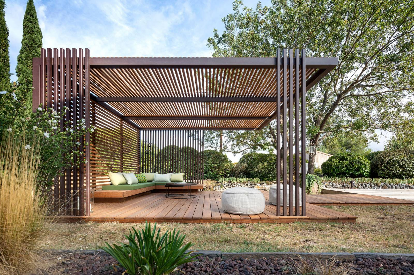 Premium wooden pergola installation Dublin